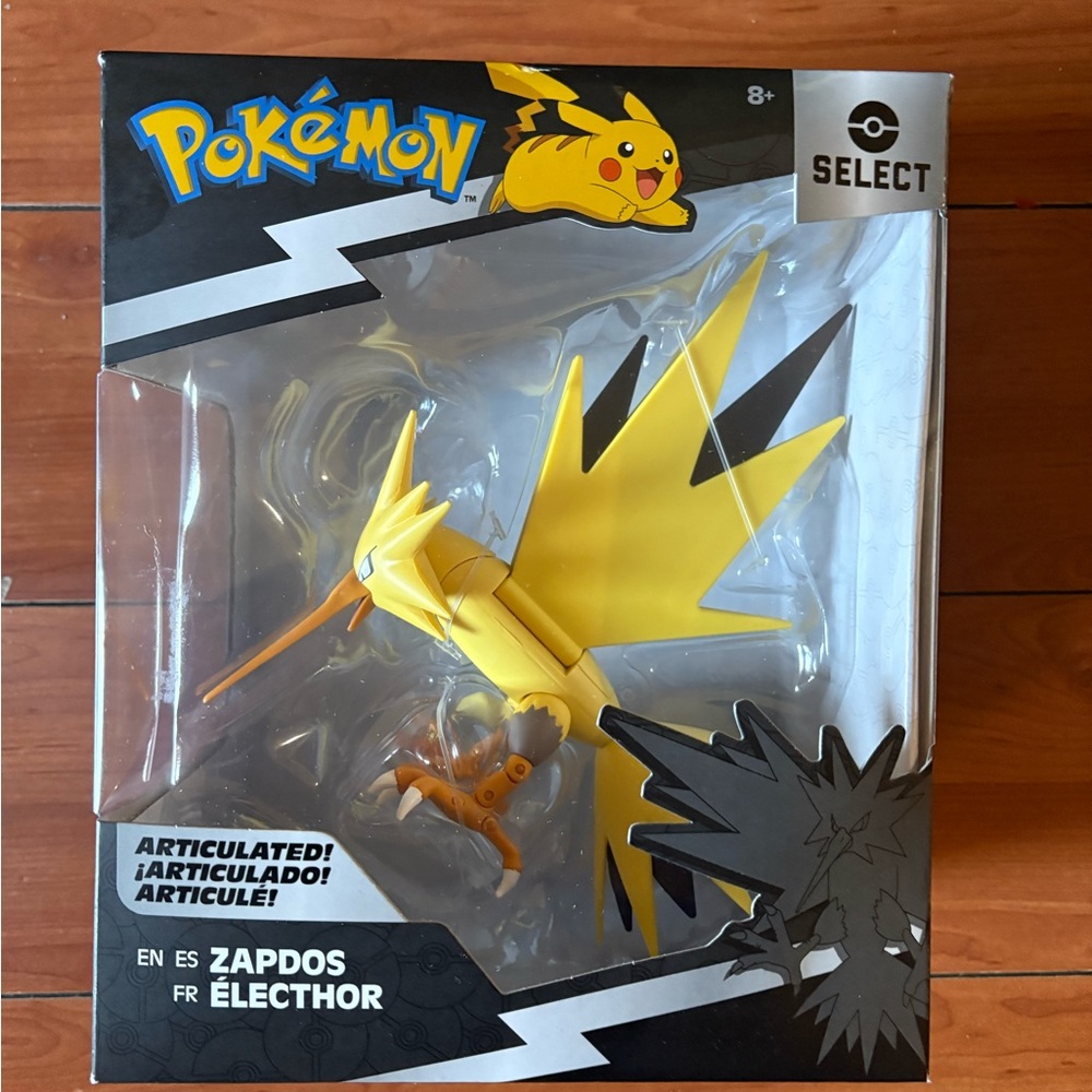 Select Zapdos Figure - Yellow